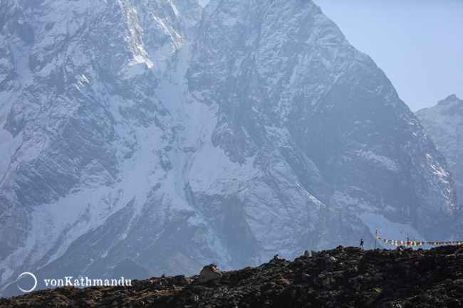 Scale of mountains in Manaslu is humbling