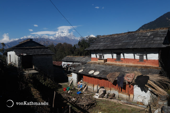 Traditional Nepali chhetri house