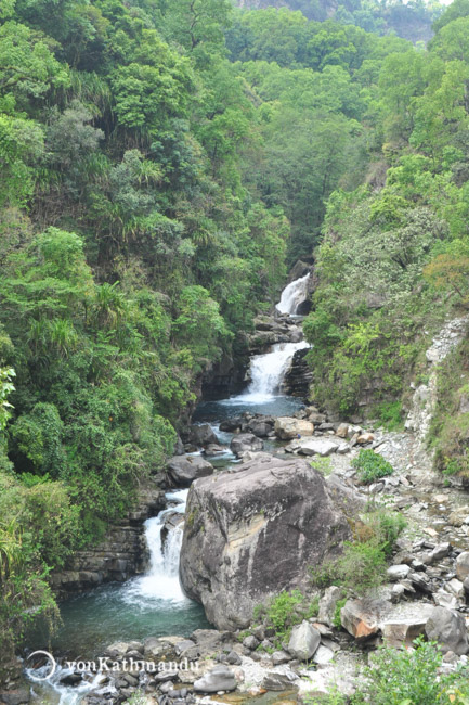 A waterfall on Modi River near Birethanti