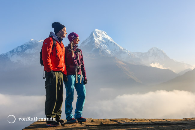Annapurna South steals the show on the climb up to Mohare