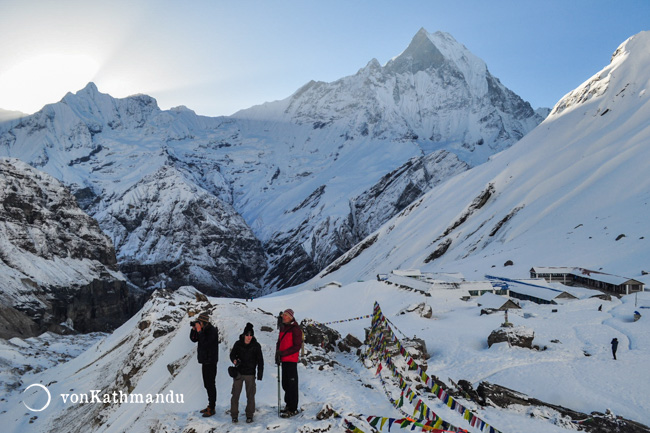 Macchapuchare seen from Annapurna Base Camp