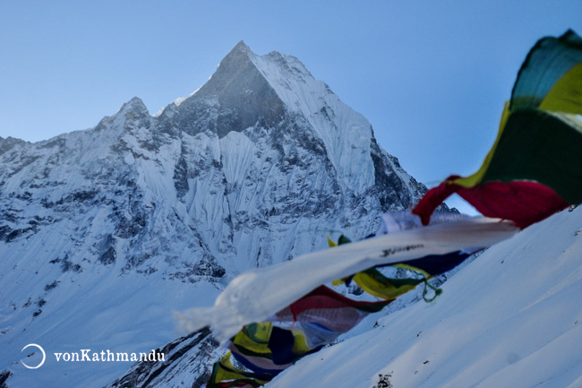 Fishtail Mountain with fresh snow