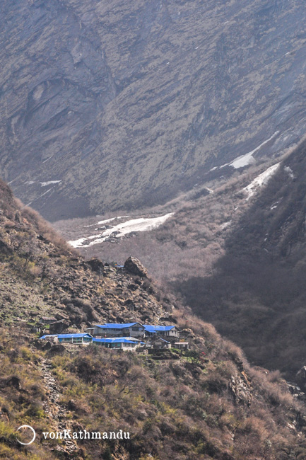 Tucked away in the nooks of Annapurna Valley, Sinuwa is a small settlement with great views of Fishtail