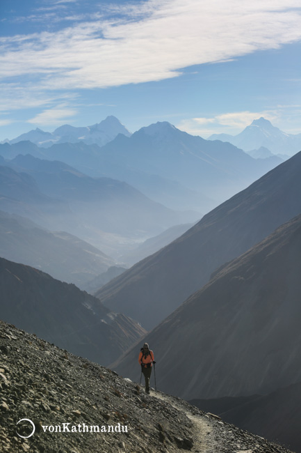 Inching towards Tilicho Lake, at almost 5,000m in elevation