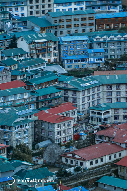 From a tiny hamlet, Namche has steady grown in the last couple of decades to become a sizeable and dense town