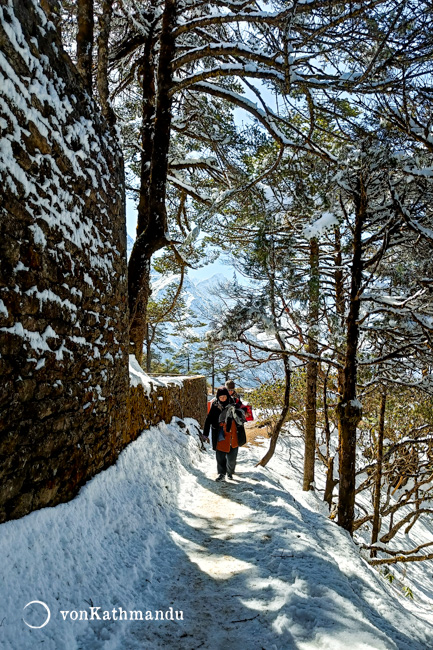 Walking the alpine trails of Hotel Everest View