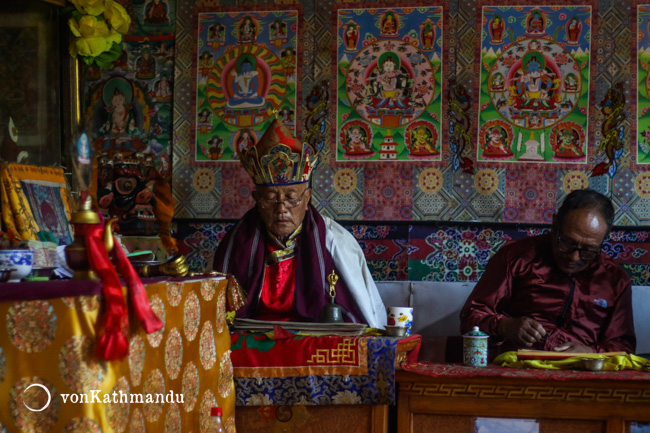 Buddhist ceremony in Kutumsang