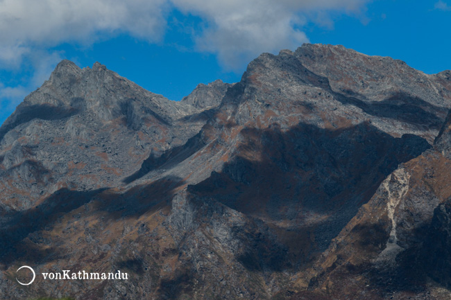 Jagged rocky landscape of Suryakunda