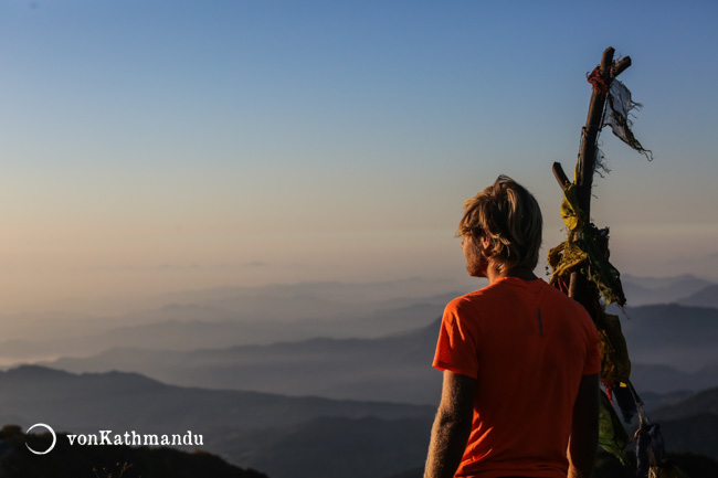 At Mardi High camp, you get a birds eye view of the layers of hills stretching across the horizon 