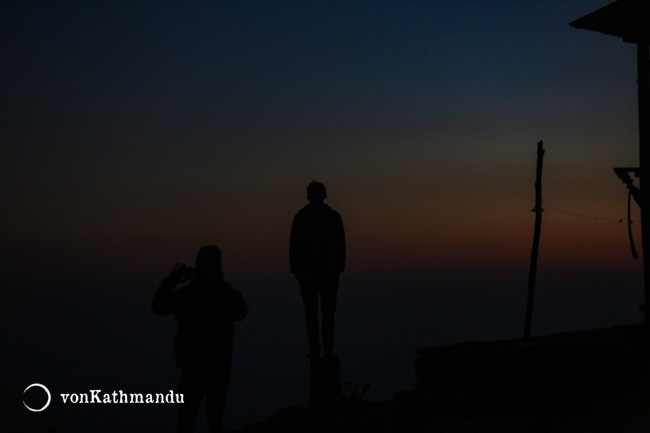 High above the haze, city lights and pollution, Mardi hosts unreal sunset colors