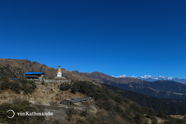 Buddhist Chorten on the way to base camp