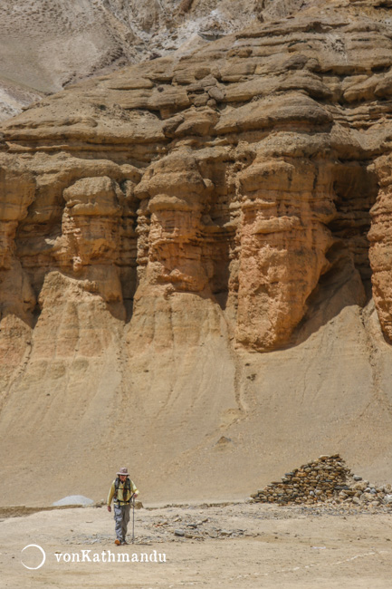 Eroded by air and water, the landscape of Mustang is Martian and unique to say the least