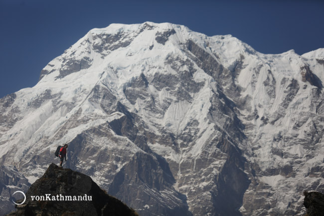 Plenty of photo ops with Annapurna South