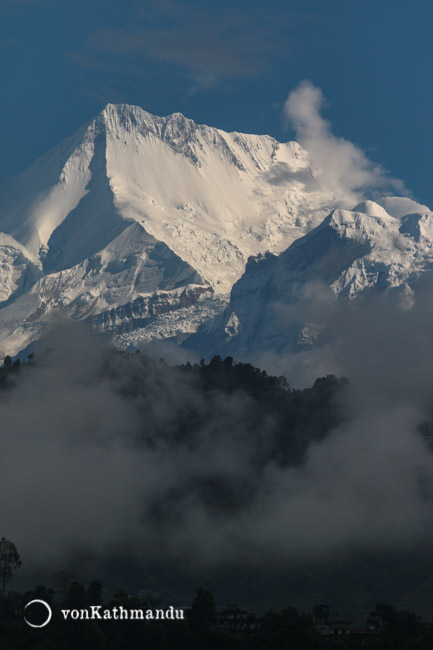 Annapurna II has a unique shape, resembing a dhaka topi, national headdress of Nepal