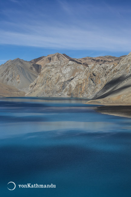 Emerald blue clors of Tilicho Lake