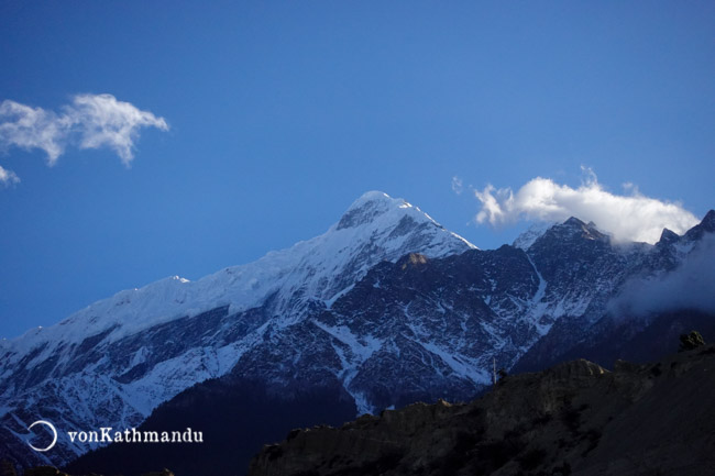 Nilgiri mountain, the westmost tip of Annapurna range
