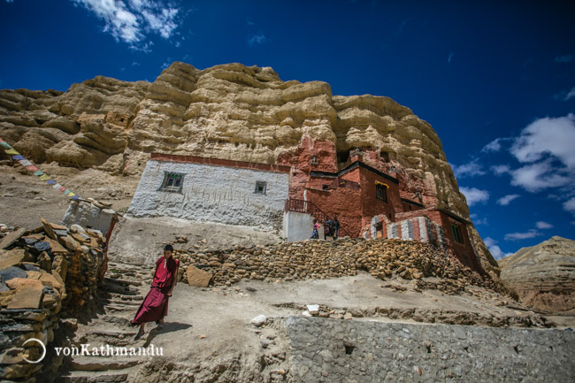 Sun Cave Monastery in Chhoser