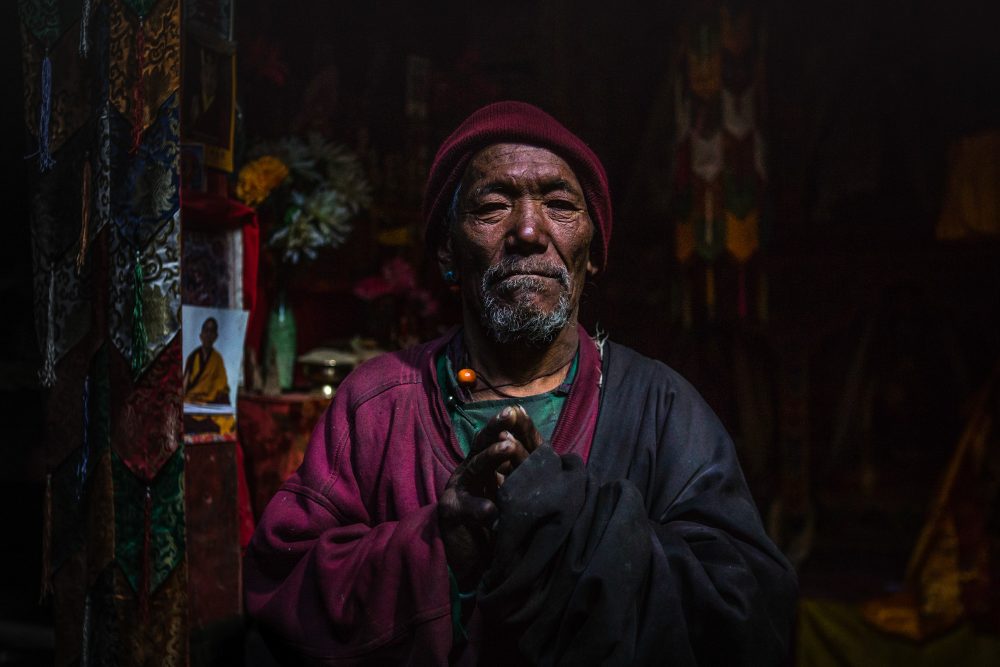 Head monk of a monastery